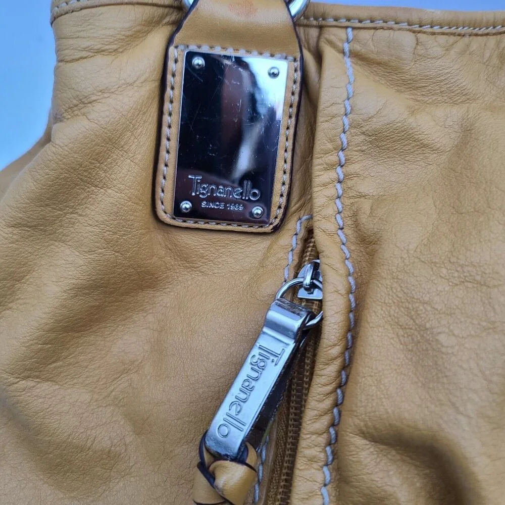 Tignanello yellow leather